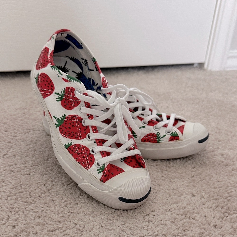Converse Marimekko x Jack Purcell Strawberry Print Shoes
